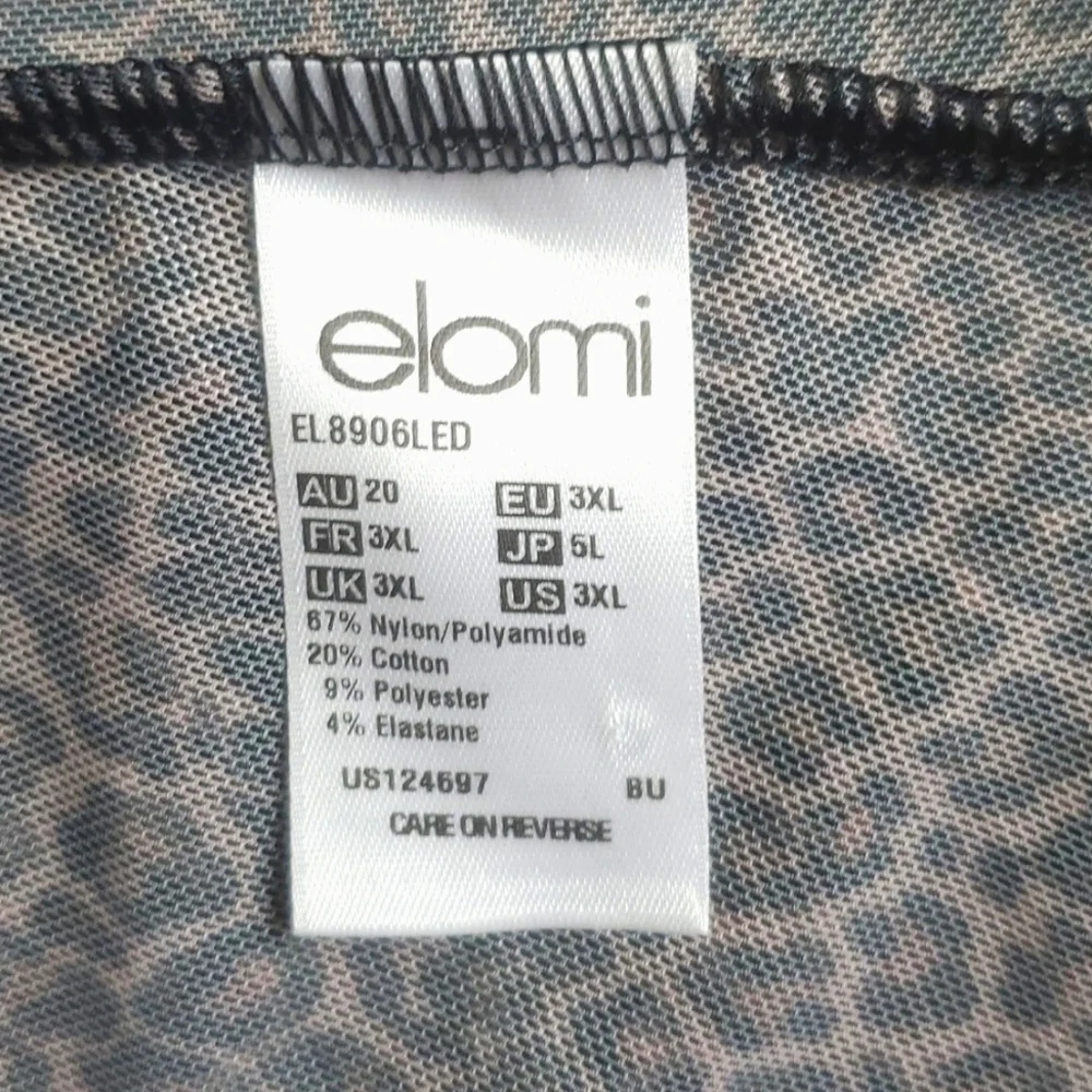 ELOMI.  MATILDA  FULL  FIGURE  EMBELLISHED  BRIEFS ,NEW  NO TAGS